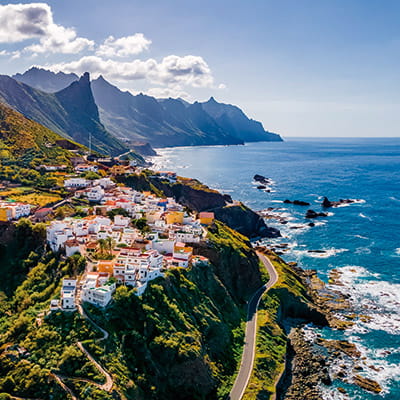 The north coast of Tenerife in the Canary Islands